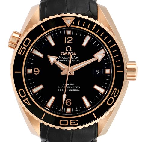 omega seamaster rose gold rubber|omega seamaster gold bezel.